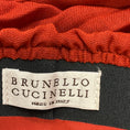 Load image into Gallery viewer, Brunello Cucinelli Terracotta Pleated Mid Length Skirt with Belt
