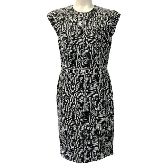 Derek Lam Black / White Woven Shift Dress
