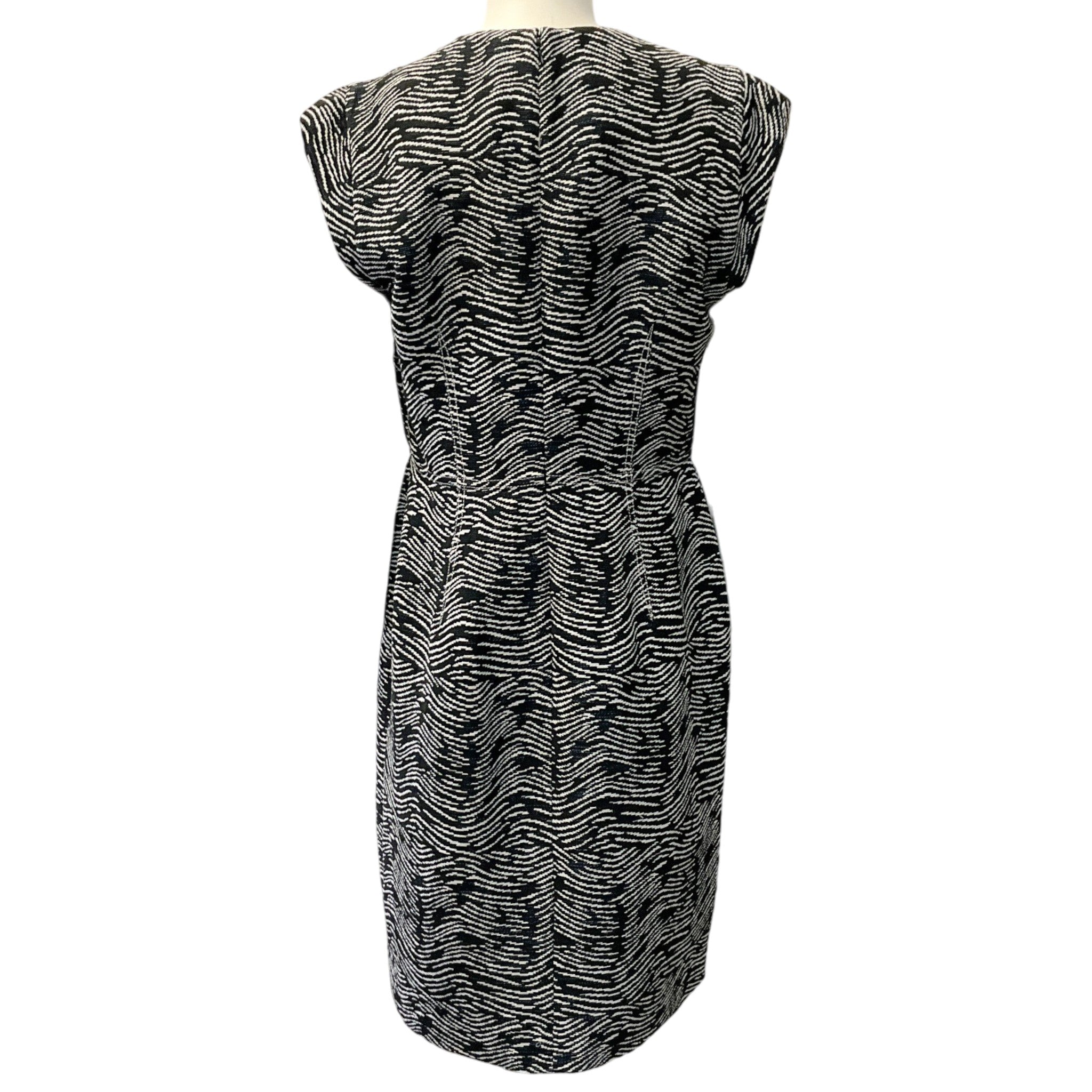 Derek Lam Black / White Woven Shift Dress