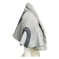 Load image into Gallery viewer, Burberry Grey Melange Jersey and Cable Knit Cropped Shrug / Cape
