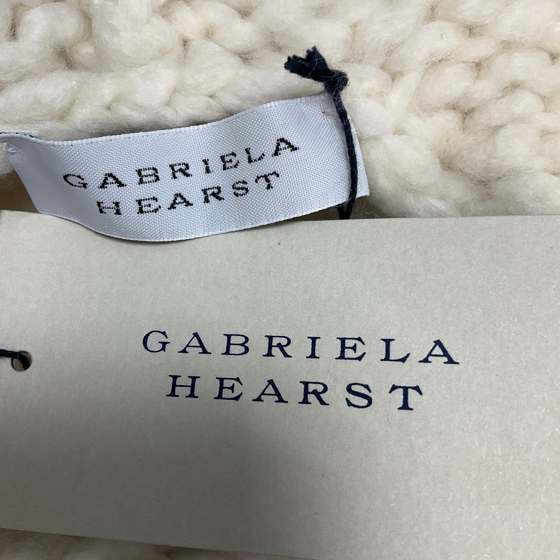 Gabriela Hearst Ivory Cashmere Knit Carlton Hoodie