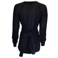 Load image into Gallery viewer, Chanel Black Tie-Waist Cashmere and Silk Knit Sweater
