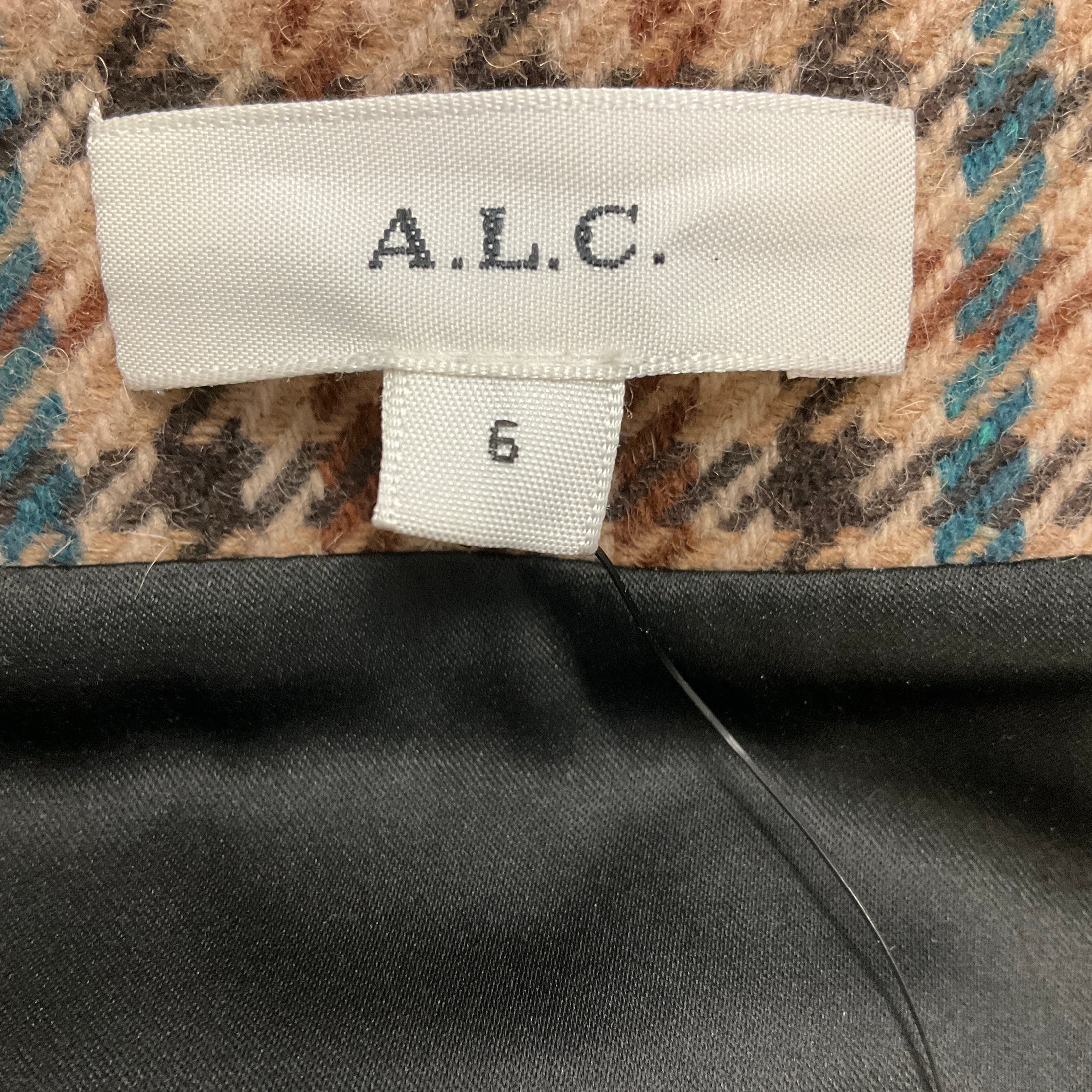 A.L.C. Brown Multi Rylee Mini Skirt
