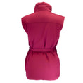 Load image into Gallery viewer, Loro Piana Fuchsia Laytin Belted Reversible Down Cashmere Vest
