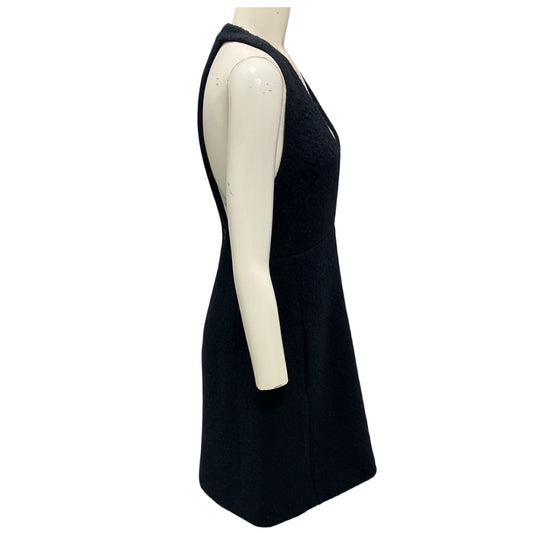 Chloe Iconic Navy Sleeveless Boucle Wool Dress