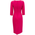 Load image into Gallery viewer, Dolce & Gabbana Hot Pink Silk Crepe Dress
