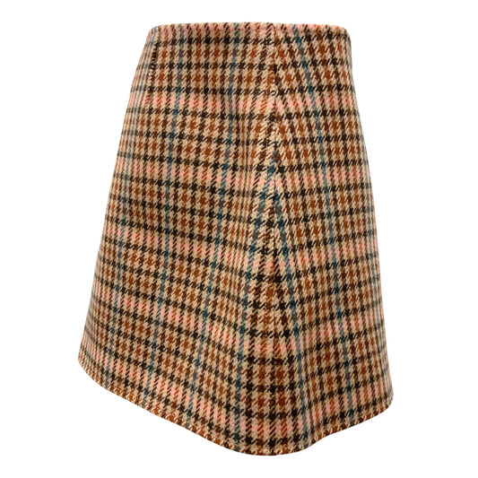 A.L.C. Brown Multi Rylee Mini Skirt