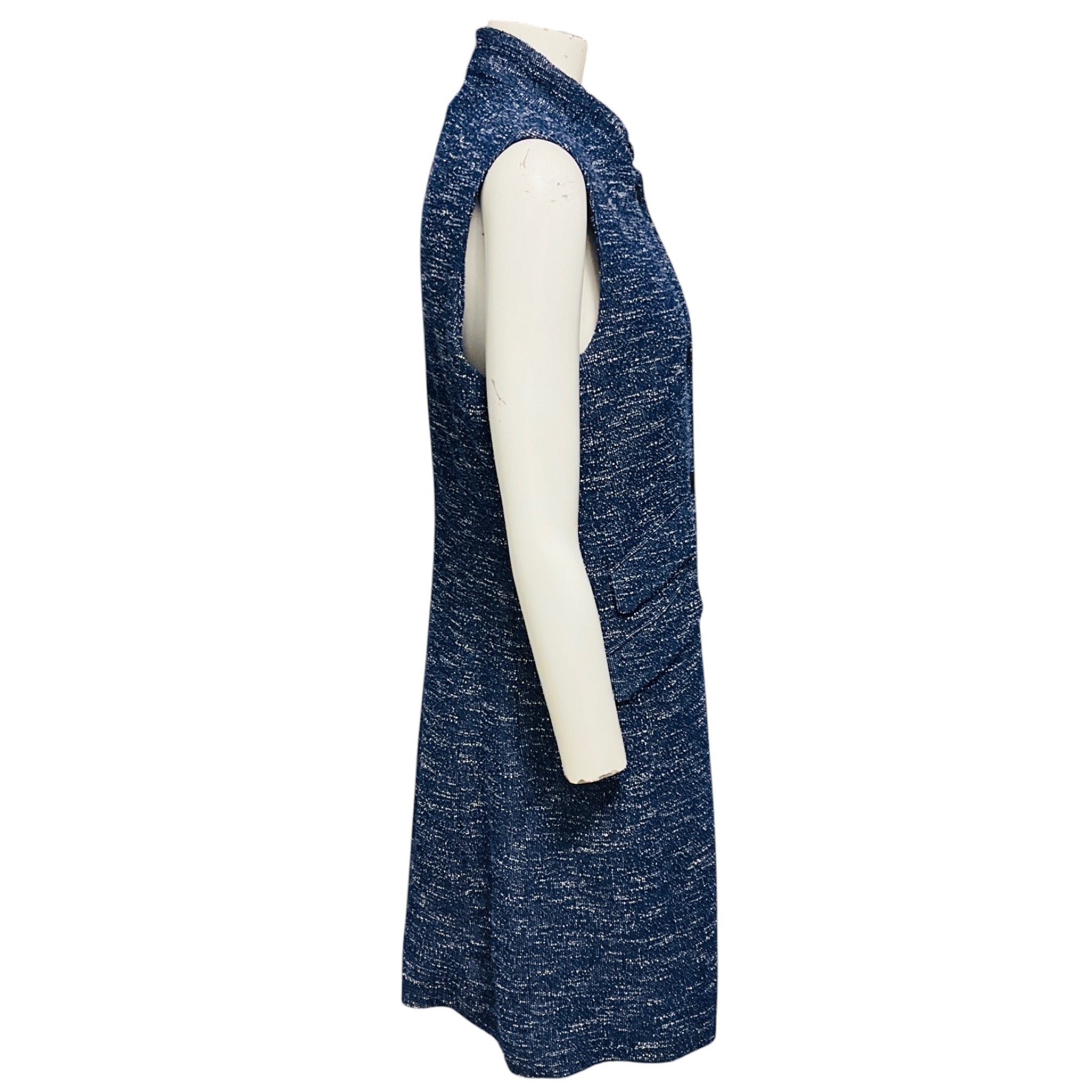 Rag & Bone Blue Multi Slade Vest Dress