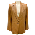 Load image into Gallery viewer, Vince Light Brown Lamb Leather Jacket
