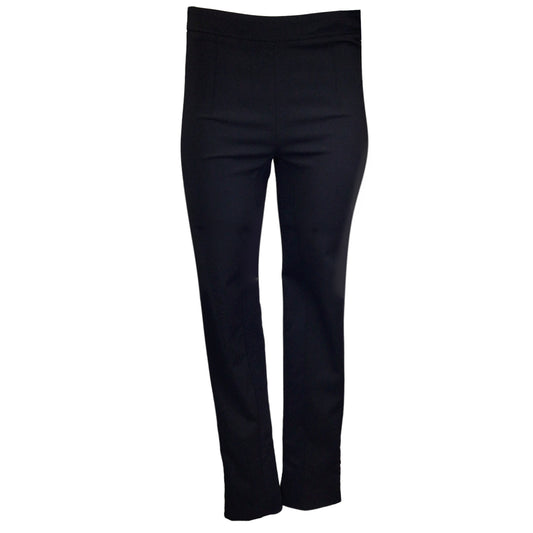 Louis Vuitton Black Ankle Zip Wool Pants