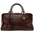 Load image into Gallery viewer, Loewe Brown Leather Anagram Amazona 28 Satchel

