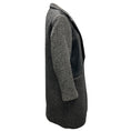 Load image into Gallery viewer, Sandro Black / White Tweed and Leather Trench Coat
