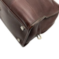 Load image into Gallery viewer, Loewe Brown Leather Anagram Amazona 28 Satchel
