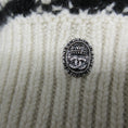 Load image into Gallery viewer, Chanel Ivory / Black Cashmere and Silk Diamond Knit Sweater
