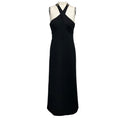 Load image into Gallery viewer, Rosetta Getty Black Cross Neck Sleeveless Midi Dress
