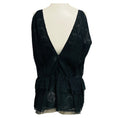 Load image into Gallery viewer, Oscar de la Renta Black Sleeveless Lace Blouse
