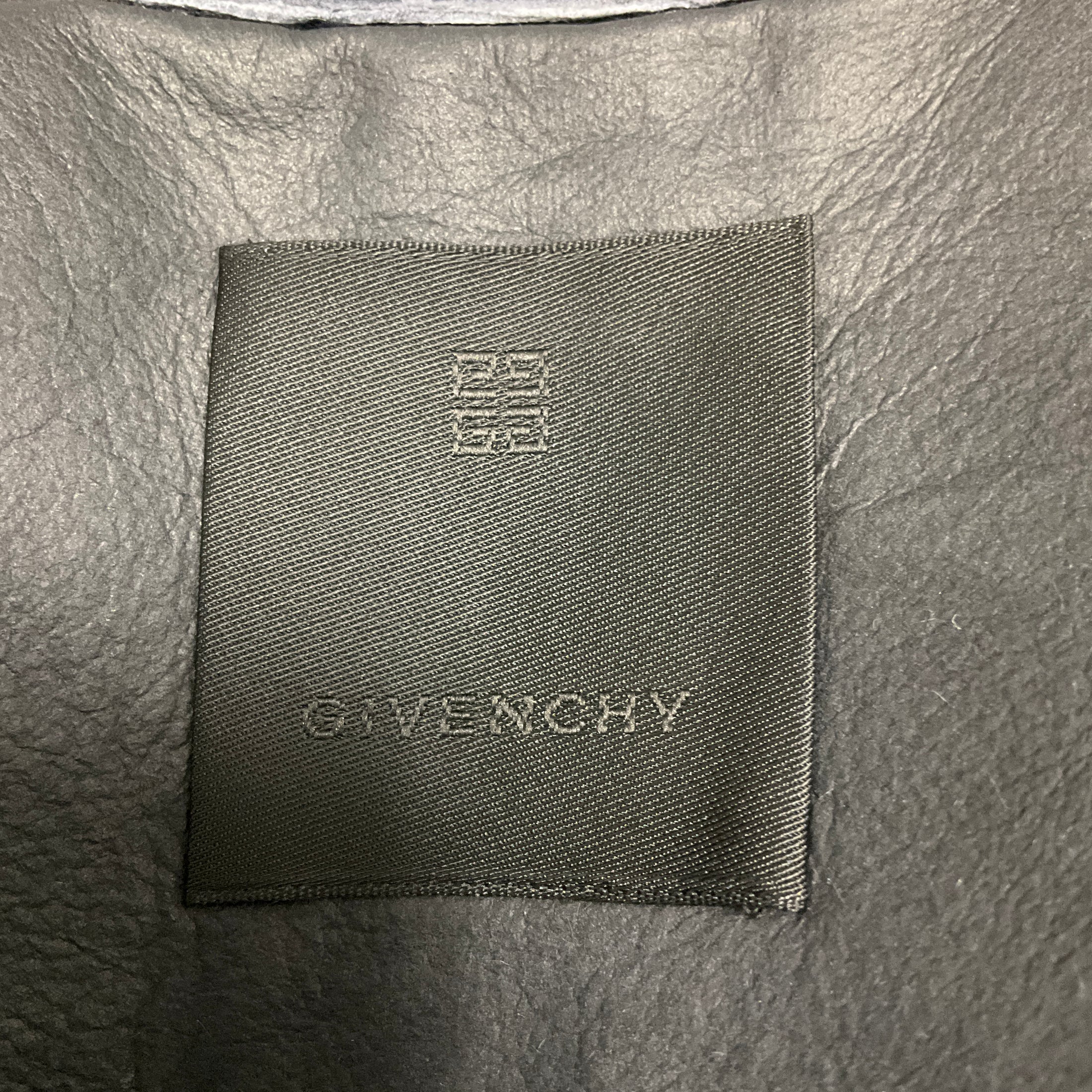 Givenchy Grey Lamb Shearling Mid-Length Coat