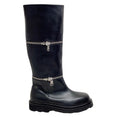 Load image into Gallery viewer, Marni Black Leather Zippered Detachable Boots

