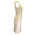 Load image into Gallery viewer, Christian Dior Cream Grosgrain Bow Detail Sleeveless Boat Neck Wool Dress
