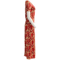 Load image into Gallery viewer, Paco Rabanne Coral Jacquard Knit Maxi Dress
