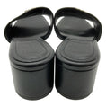 Load image into Gallery viewer, Givenchy Black / Silver Logo Slide Sandals with Crystal Embellishments
