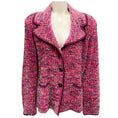 Load image into Gallery viewer, Escada Pink Multi Boucle Knit Jacket
