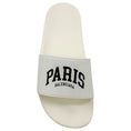 Load image into Gallery viewer, Balenciaga White Paris Pool Slides
