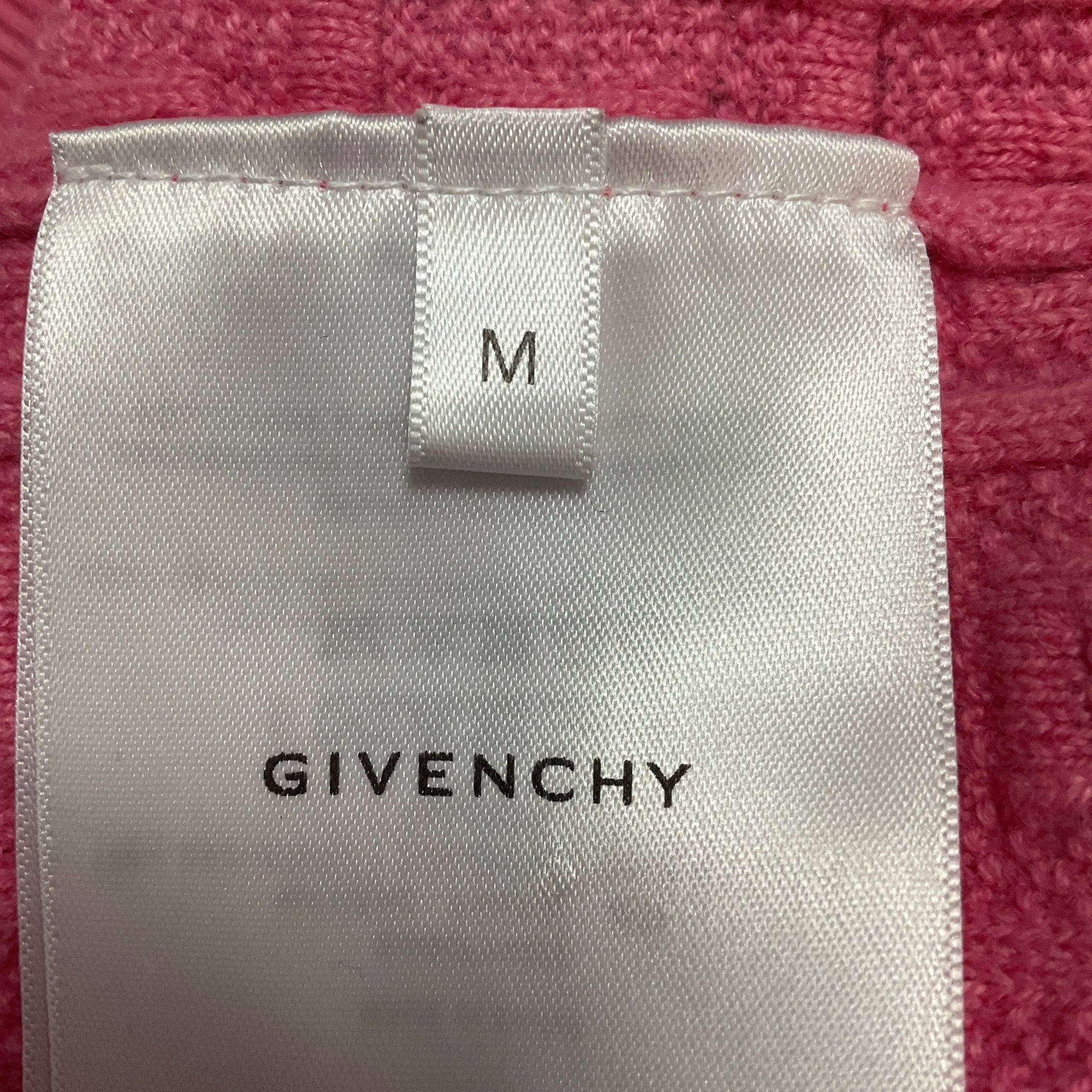 Givenchy Pink 4G Jacquard Knit Motif Jumper