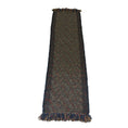 Load image into Gallery viewer, Chanel Blue Multi Fringed Wool Tweed Knit Scarf
