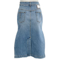 Load image into Gallery viewer, Dolce & Gabbana Blue Denim Midi Skirt with Side Slits
