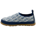 Load image into Gallery viewer, Christian Dior Blue / White Quilted Logo Slip On Clogs
