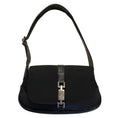 Load image into Gallery viewer, Gucci Black Small Leather and Tessuto Shoulder Bag
