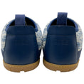 Load image into Gallery viewer, Christian Dior Blue / White Quilted Logo Slip On Clogs
