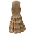 Load image into Gallery viewer, Alaia Gold Metallic Ruffle Sleeveless Dress
