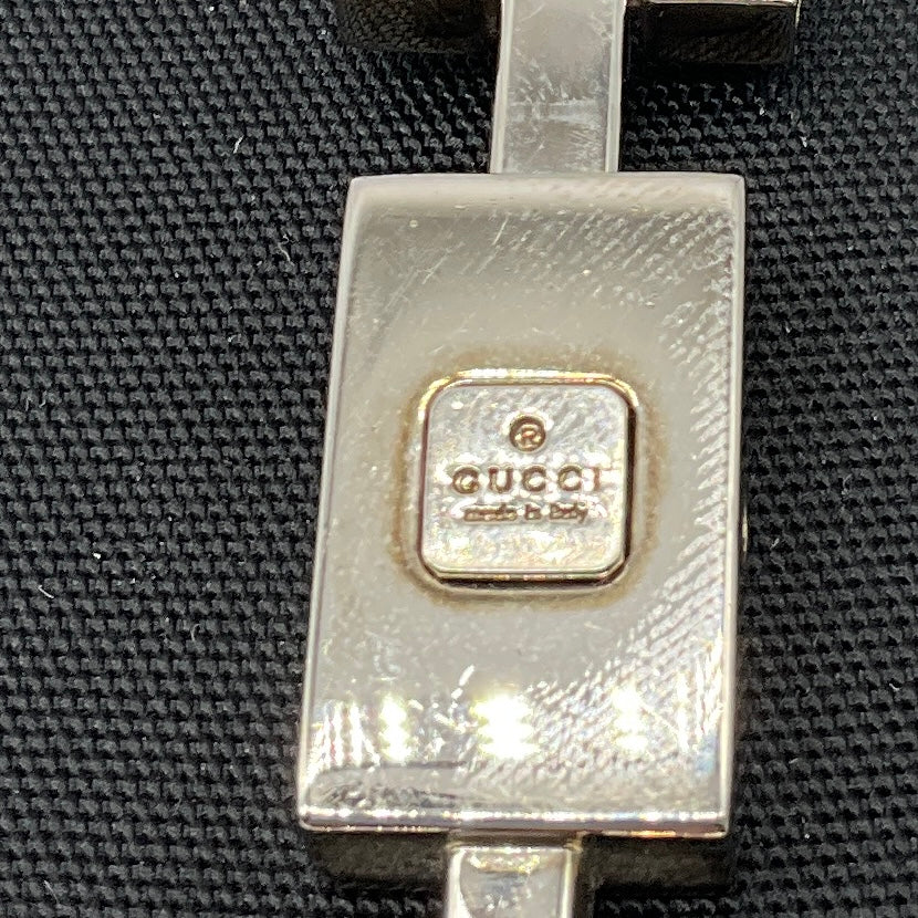 Gucci Black Small Leather and Tessuto Shoulder Bag