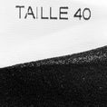 Load image into Gallery viewer, Edward Achour Black / White Fringed Tweed Coat with Gold Buttons
