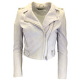Load image into Gallery viewer, IRO Lavender Luigaspen Moto Zip Lamb Suede Leather Jacket
