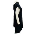 Load image into Gallery viewer, The Row Black Asymmetric Silk Aria Top
