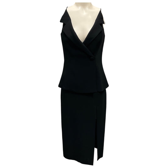 Cushnie et Ochs Black Viscose Stretch Cocktail Dress
