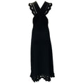 Load image into Gallery viewer, Ulla Johnson Black Ribbed Flora Midi Dress
