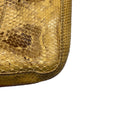 Load image into Gallery viewer, Fendi Vintage Mustard Yellow / Maroon Red Snakeskin Leather Shoulder Bag
