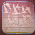 Load image into Gallery viewer, Hermes Burgundy Multi Oiseaux Migrateurs Square Silk Twill Scarf
