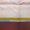 Load image into Gallery viewer, Hermes Burgundy Multi Oiseaux Migrateurs Square Silk Twill Scarf
