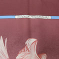 Load image into Gallery viewer, Hermes Burgundy Multi Oiseaux Migrateurs Square Silk Twill Scarf
