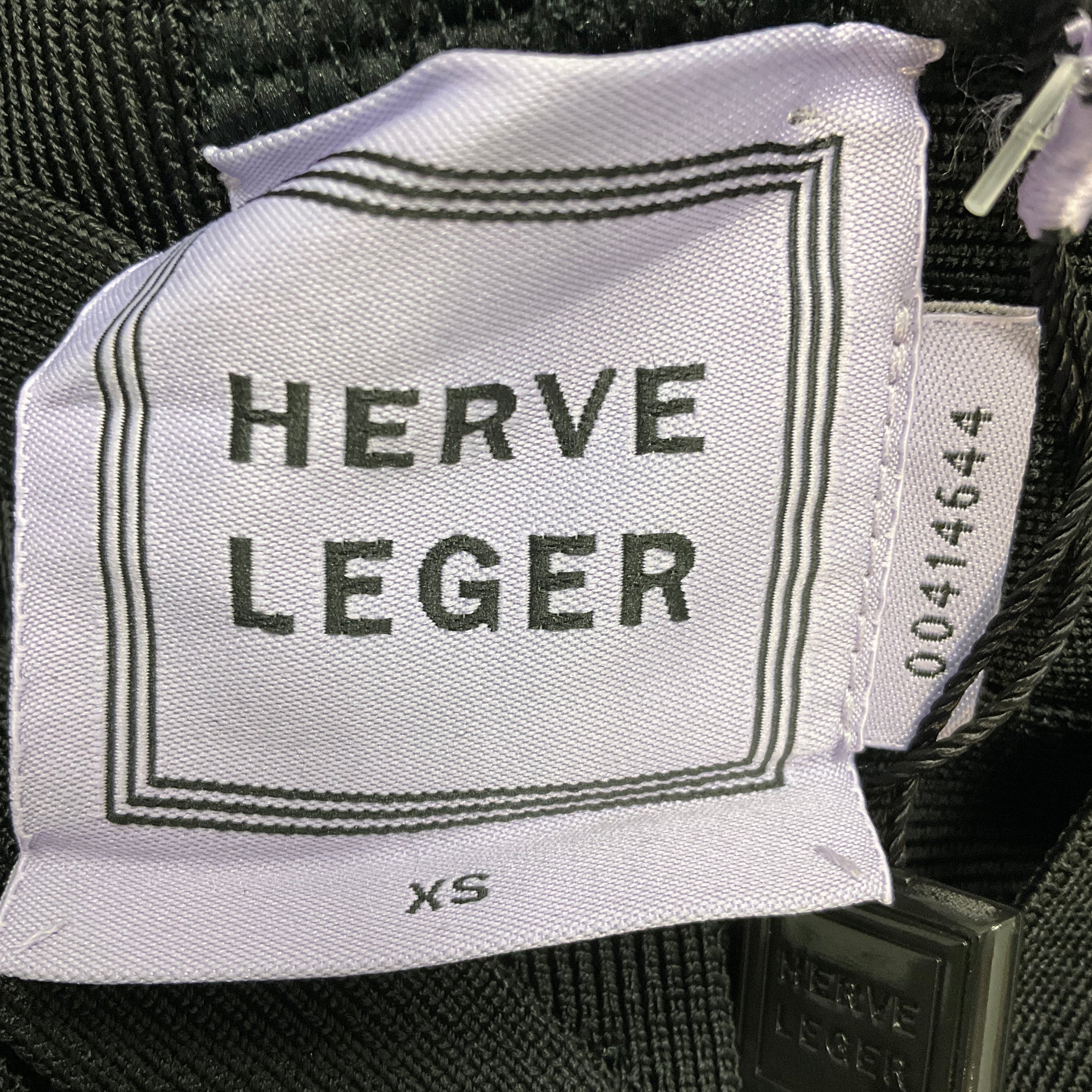 Herve Leger Black / Gold Hardware Eloni Bandage Gown