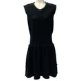 Load image into Gallery viewer, Chanel Black Cotton Crochet Flounce Dress
