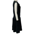 Load image into Gallery viewer, Chanel Black Cotton Crochet Flounce Dress

