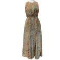 Load image into Gallery viewer, Ulla Johnson Bronze Teal Multi Maxi Dress

