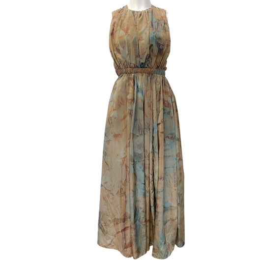 Ulla Johnson Bronze Teal Multi Maxi Dress
