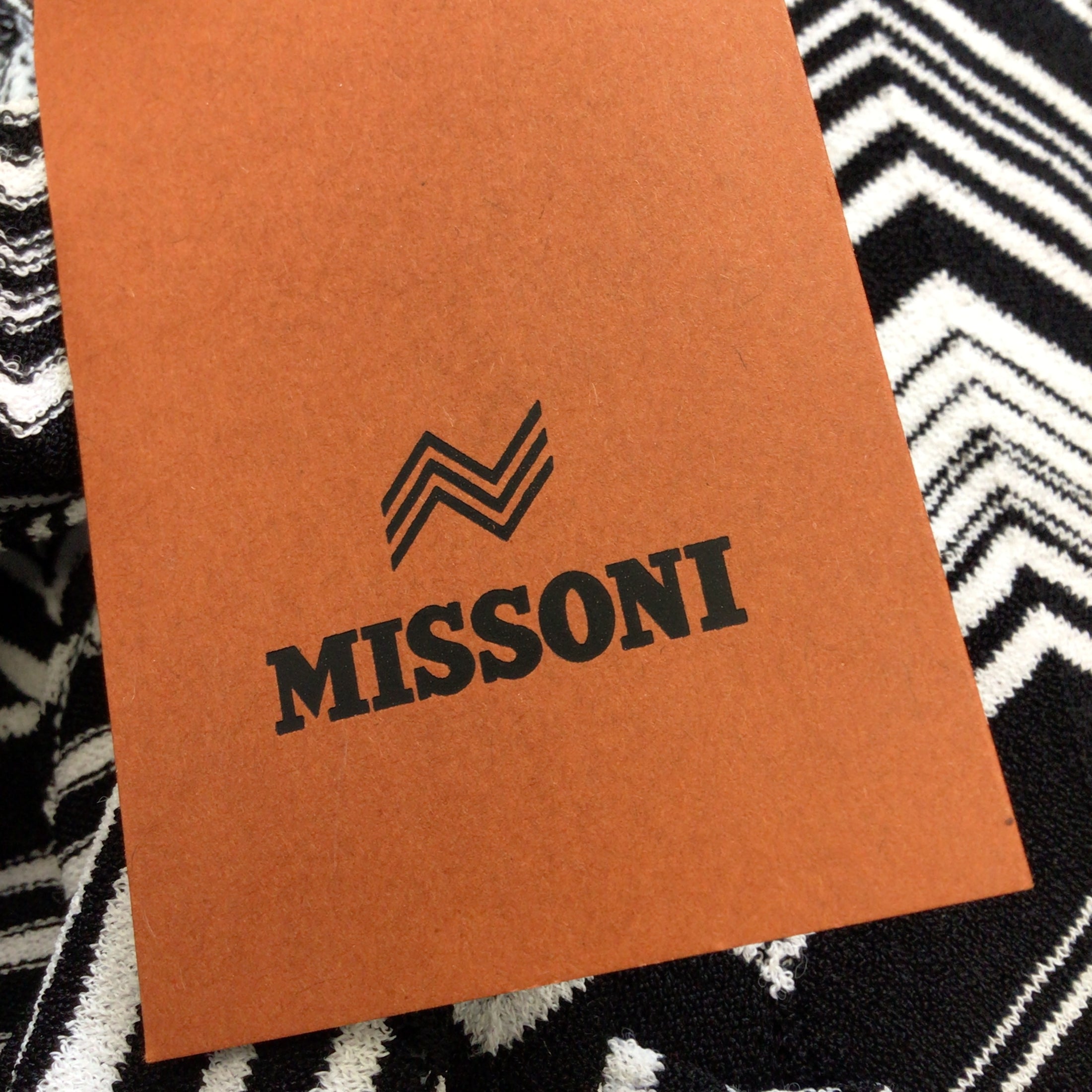 Missoni Black / White 2022 Sleeveless Knit Mini Dress